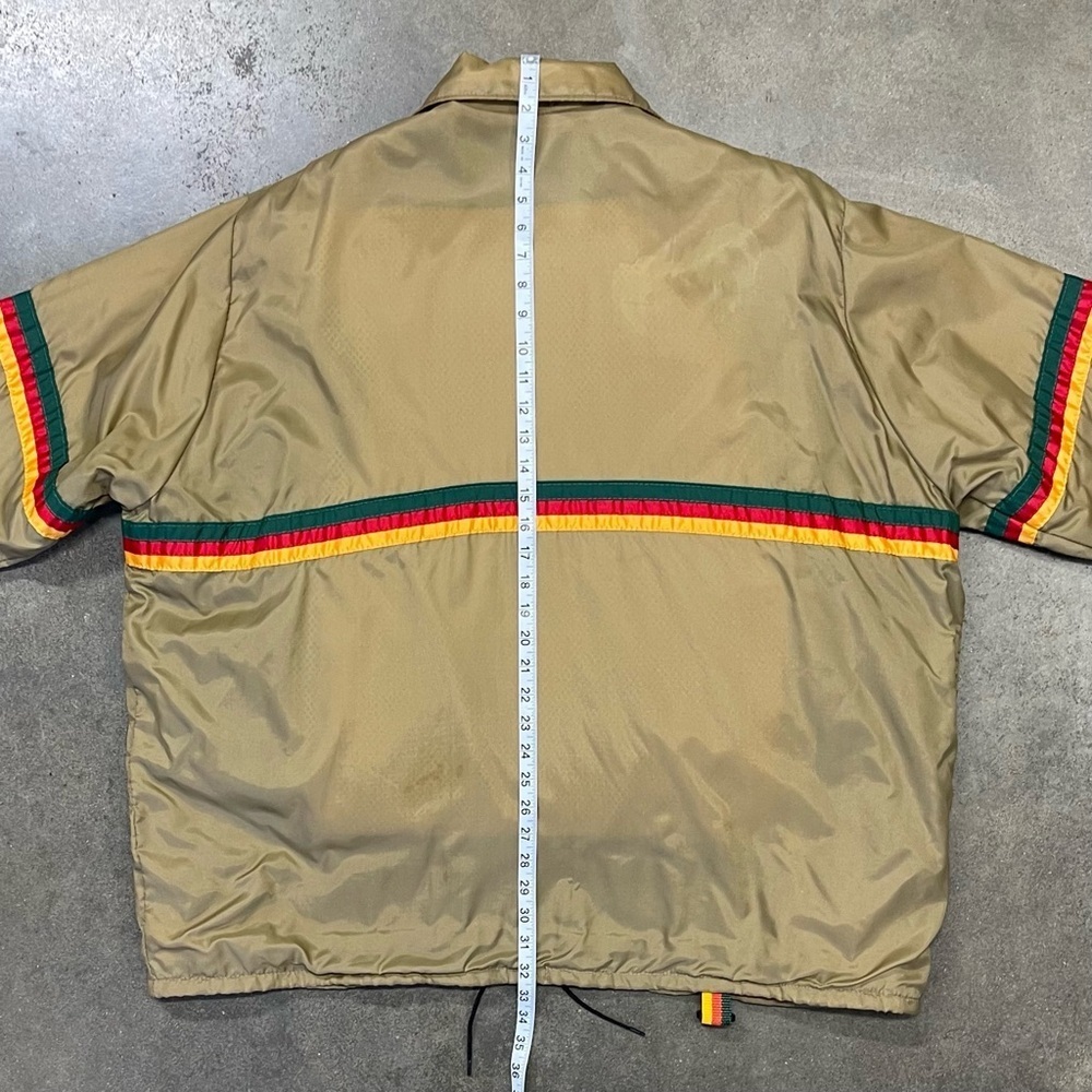Vintage Bass Pro Shops Stearns Jacket XXL Tan Stripe Outdoor USA - Picture 10 of 10